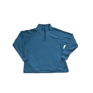 Margaritaville - 1/4 Quarter-Zip Sweatshirt Pullover, Blue Parrot-Head, Size (L)